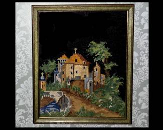 Framed Needlepoint