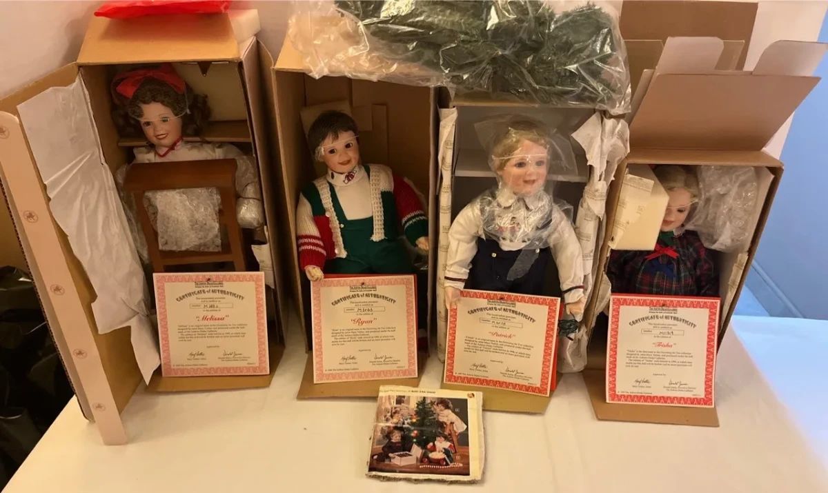 Four Collectible Dolls