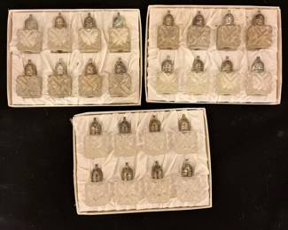 Leonard Silver Plated Crystal Shakers