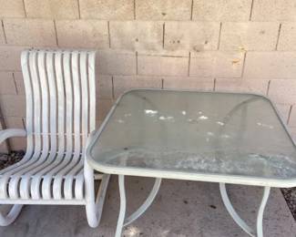 Patio Table And One Chair
