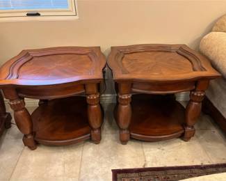 Solid Wood End Tables