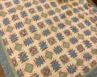 Handmade Quilt And Large Blanket