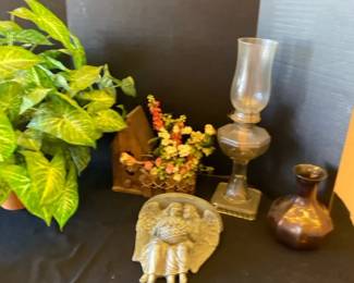 An Old Oil Lamp And Some More Decor