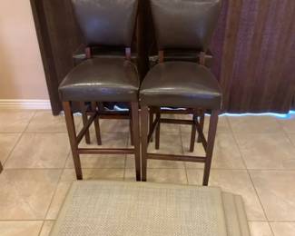 Four Tall Chairs  Six Mats