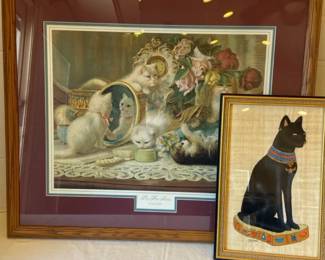Painted Bastet  Playful Print