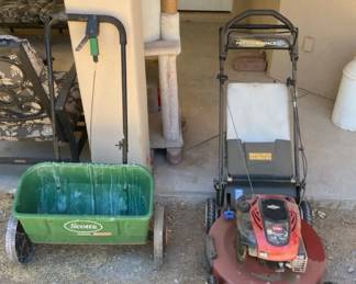 Lawnmower And Spreader