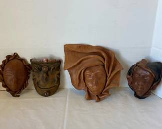Leather  Wood Faces