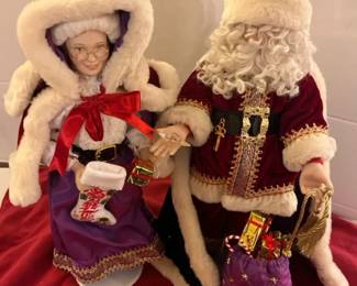Santa And Mrs. Claus Dolls