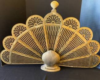 Brass Fan Decor