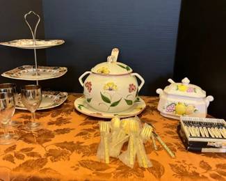 Vintage Kitchen Serving Foodware