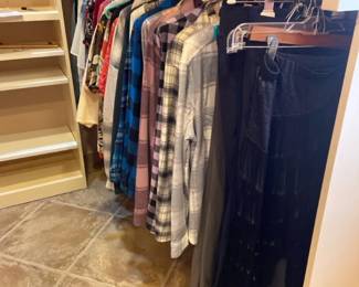 Flannel Shirts, Short Sleeve Dress Shirts, And Pants