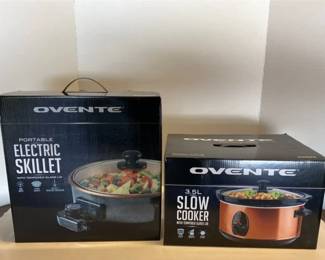 Electric skillet and crockpot