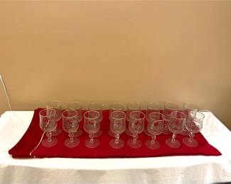 Set Of Christmas Glasses