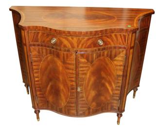 Maitland Smith Burl Walnut Console