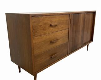 MCM Tambour Cabinet
