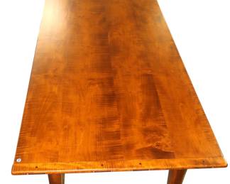 Tiger Maple Dining Table with