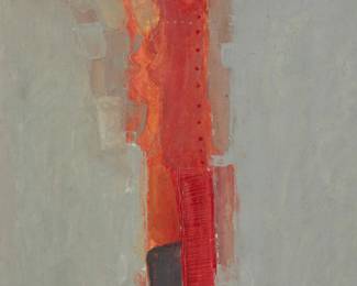 89 Vladimir Cora (b. 1951, Mexican) Abstract composition, 1984 Oil on canvas Signed and dated lower left: Vladimir Cora 84 29" H x 26" W Estimate: $1,000 - $1,500