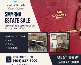 SMYRNA CLEARANCE Estate Sale 50 OFF