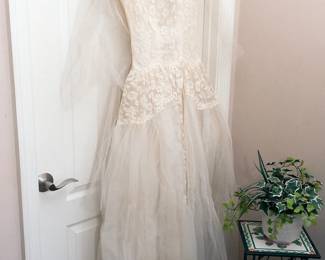 Two weddin dresses