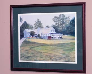 Vintage photo of original Willow Creek clubhouse