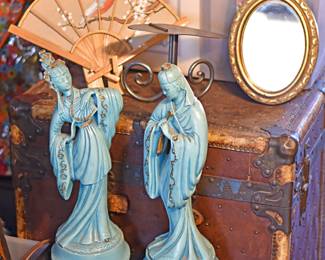 Art Deco Asian Figurine (pair)