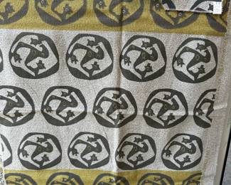 Designer Textile – Lizard Print: Vintage Fabric • Designer Textile • Novelty Print • Mid-Century Fabric • Upholstery Fabric