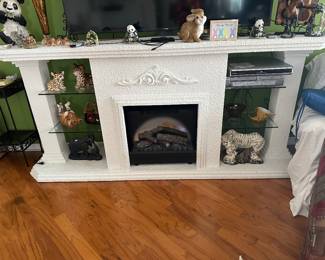 Mantle and Fireplace