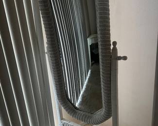 Wicker Mirror