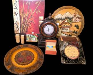 Eclectic Worldwide  Traditional Home Decor Lot