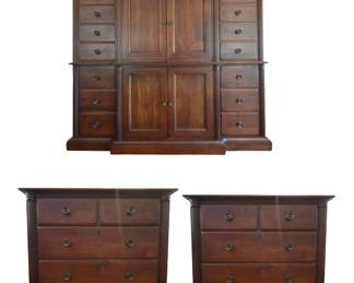 Stunning 3Piece Solid Wood Bedroom Set by Durham Furniture
