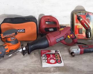 MultiBrand Power Tools Ridgid, Black  Decker,  Chicago Electric