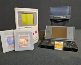 Nintendo Handheld Lot Classic Game Boy  DS Lite with Games