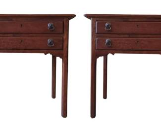 Bob Timberlake... Solid Cherry TwoDrawer Side Tables... Lexington Excellance
