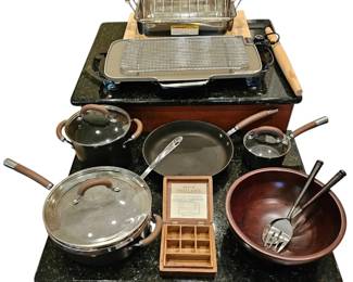 Premium Mega Kitchen Essentials Lot  Cuisinart, Circulon, Presto  More