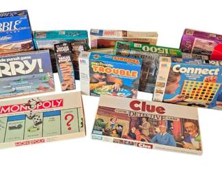 HUGE Vintage  Modern Family Board Game  Puzzle Reseller Collection Lot
