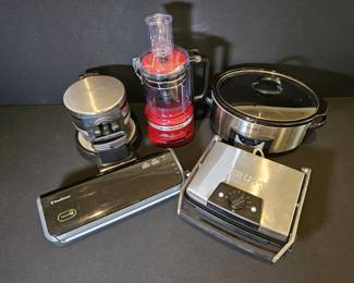 KitchenAid, FoodSaver, Krups,  CrockPot
