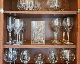 Noritake Moondust Crystal Stemware  Elegant Glassware Collection