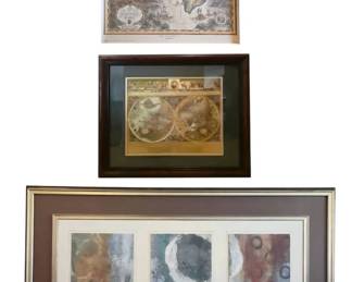 Curated ThreePiece Decorative Gallery Lot