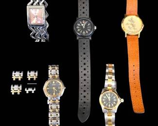 Vintage Ladies Wristwatches  Citizen, Swiss Army and Mickey Mouse
