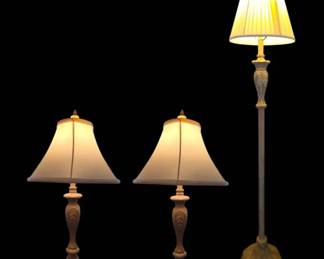 Shabby Chic Lighting  Floor Lamp  Table Lamps
