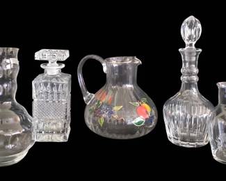 Vintage Crystal Barware  Romanian, Bohemia, Riedel  Turkish Glass