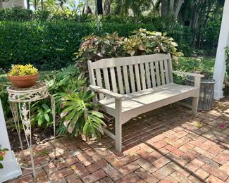 The bench is sold.