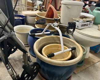 The blue pots are sold.