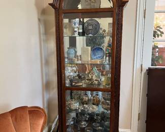 Beautiful display case with lights