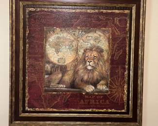 Lots of beautiful wall art at this home