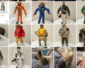 GI JOES FROM THE 1960’s