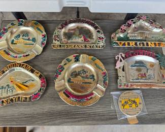 Vintage State ashtrays
