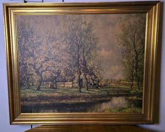 196 framedlandscapecanvasprintbydutcha