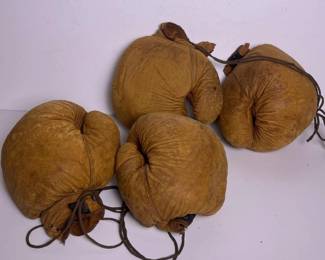293 antique1920slaceupleatherboxinggl