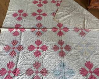 018 vintagehandmademapleleafpatchworkqu